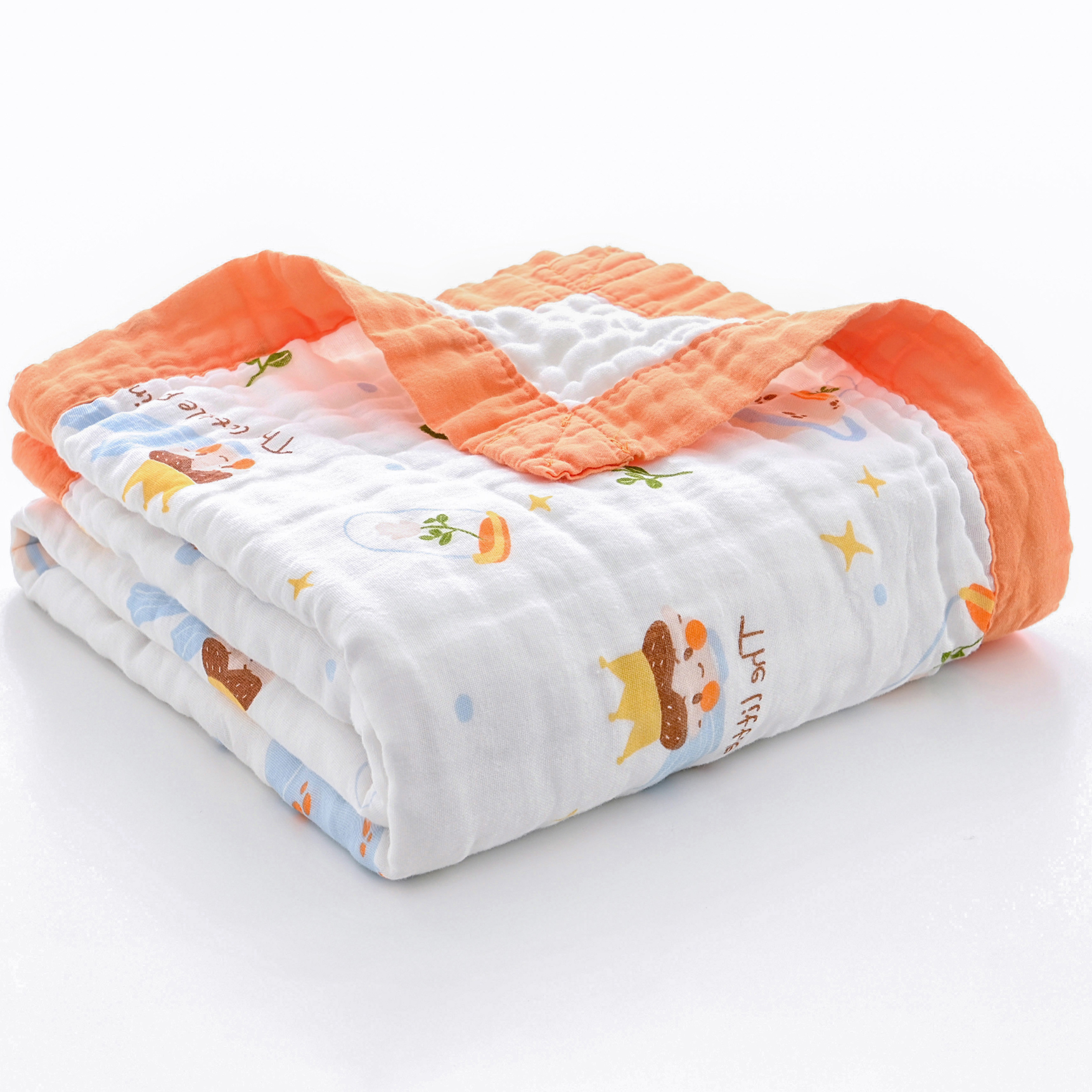 Jay & Ava Classic Baby Swaddle Muslin Blanket: 42” X 42”