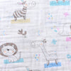 Baby/Toddler Muslin Blanket - Pink Animals